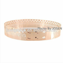 gridding hollow whole metal paillette belt lady's decoration belt Fashionable T stage primark dress apparel show